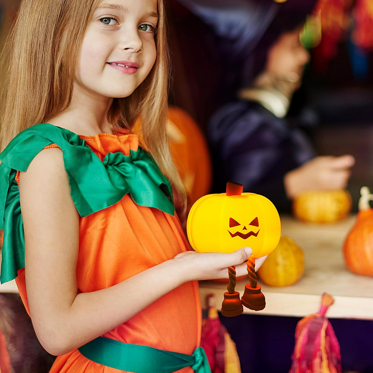 Halloween Decor Pumpkin Night Light, Cute LED Lamp