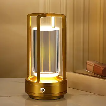 Rechargeable Battery Powered Portable Energy Saving LED Dimming Touch Wireless Desk Lamp