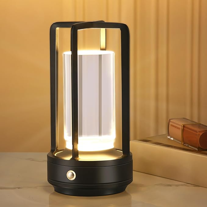 Rechargeable Battery Powered Portable Energy Saving LED Dimming Touch Wireless Desk Lamp