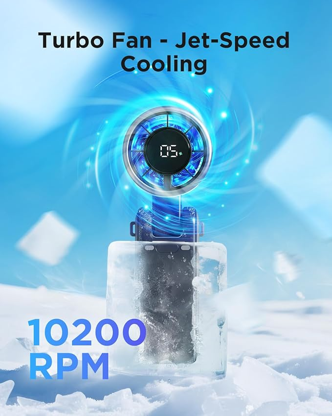 Handheld Portable Turbo Powerful Fan