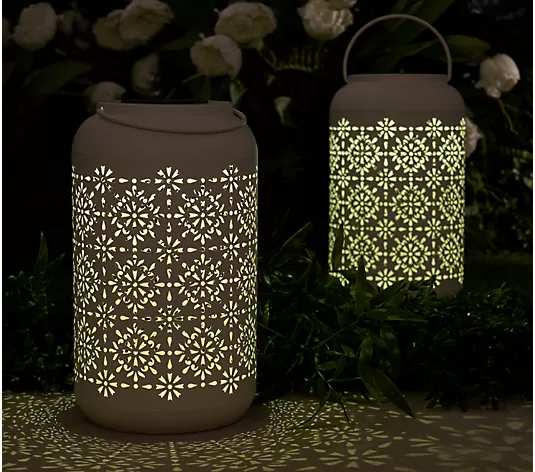 Solar Lighted Skeleton Lanterns