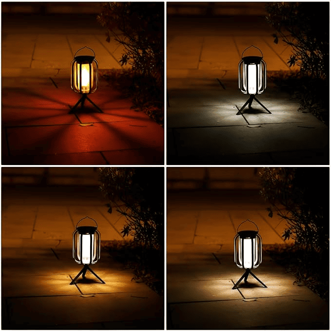 Newest Solar Lights Outdoor,with 4 Lighting Ambiance