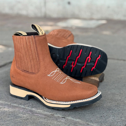 Men's Embroidered Chelsea Boots Martin Boots