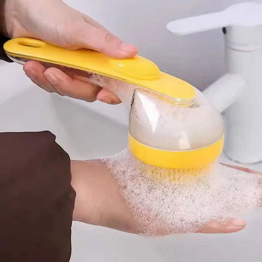 Badebürste aus Silikon für Haustiere