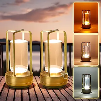 Rechargeable Battery Powered Portable Energy Saving LED Dimming Touch Wireless Desk Lamp